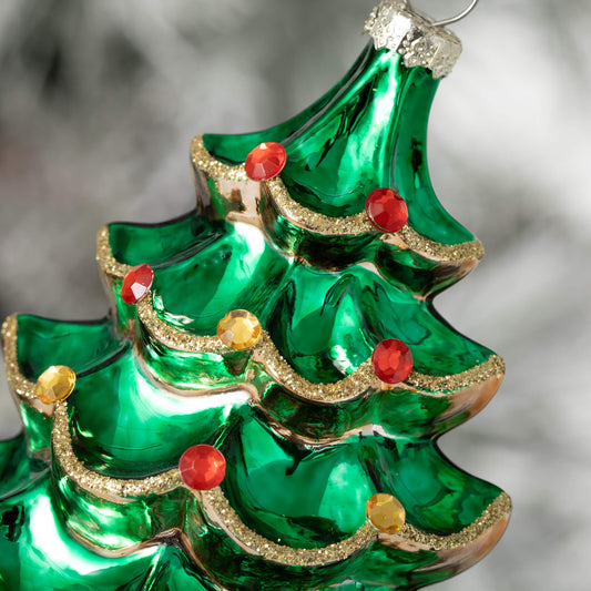 Retro Christmas Tree Ornament