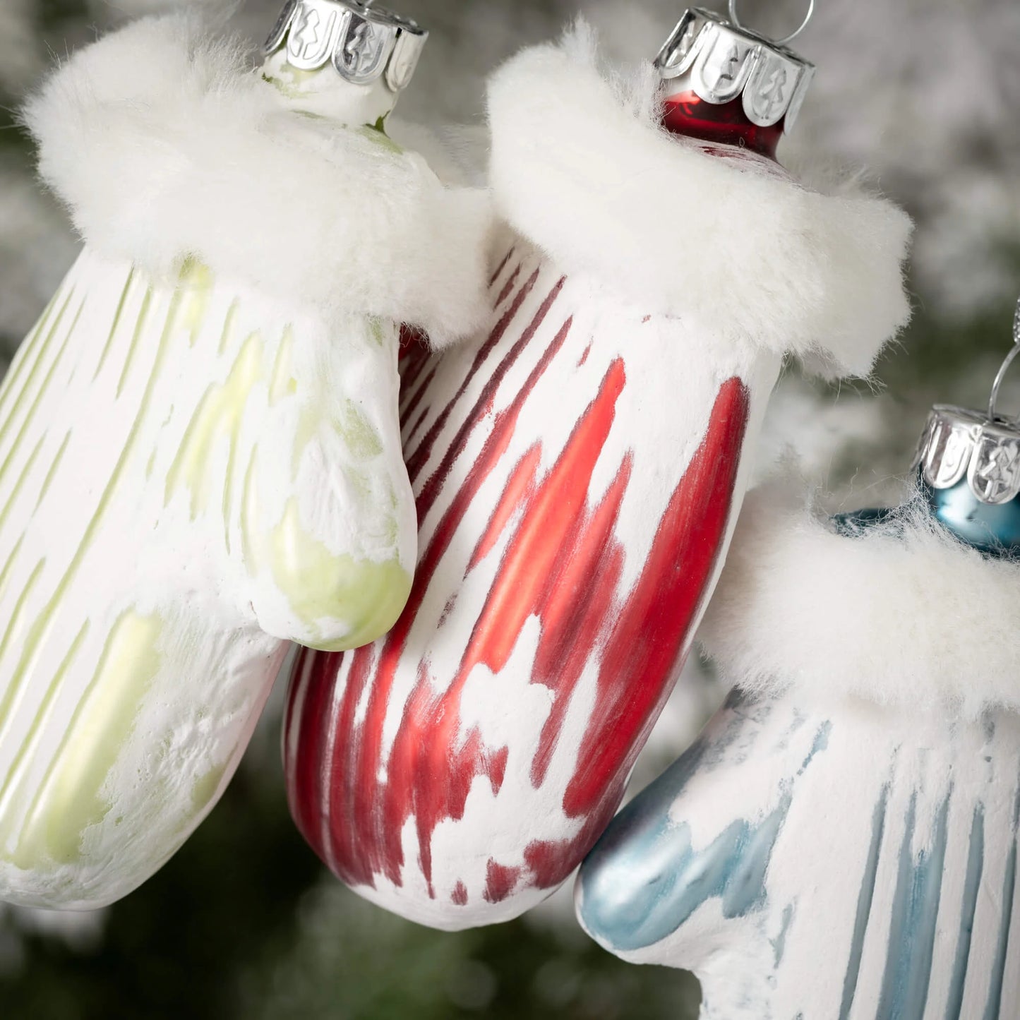 Festive Mitten Ornaments